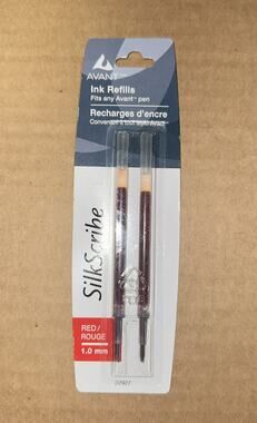 New RED Avant SilkScribe Ink Refills 1.0mm 22927 Avant Pro AvantStyle